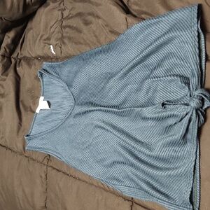 Tank top with key hole near belly button